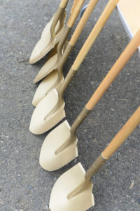 Shovels for MVH groundbreaking